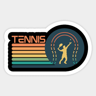 Vintage tennis Sticker